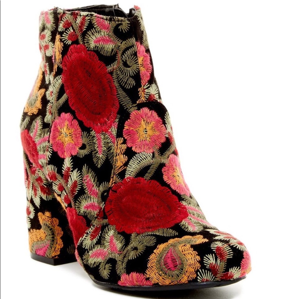 MIA Vail Embroidered Ankle Boot